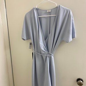 Babaton Wallace Wrap Dress NWT